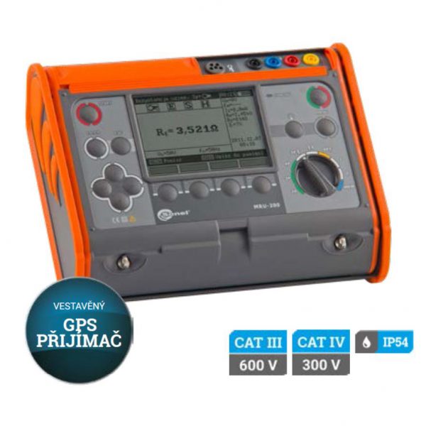 Měřicí přístroj impedance uzemnění SONEL MRU-200 / MRU-200-GPS